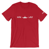 HOU TO LAX Short-Sleeve Unisex T-Shirt