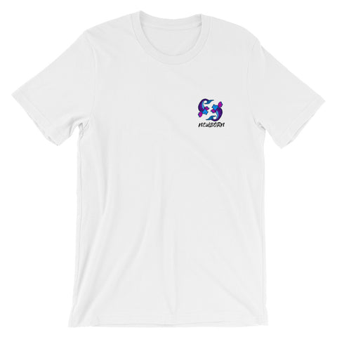 FISH  white Short-Sleeve Unisex T-Shirt