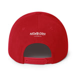 NEWBORN Snapback Hat IN RED